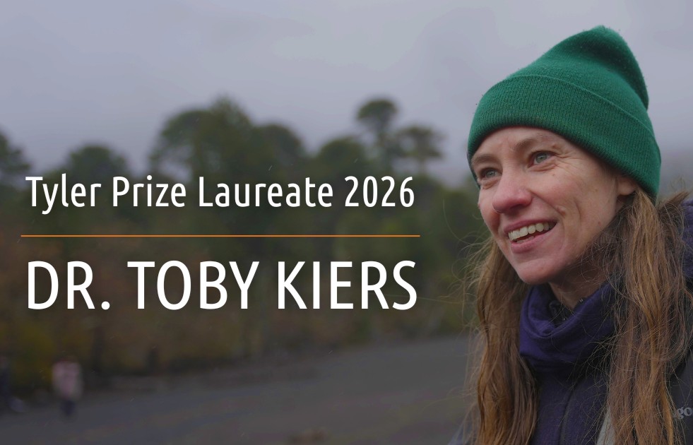 Dr Toby Kiers Tyler Prize 2026